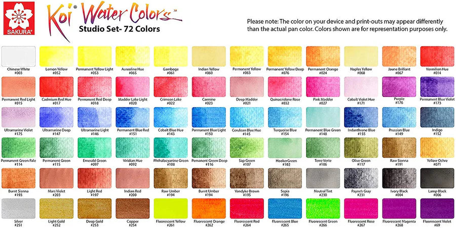 Sakura Koi Watercolors Studio Set