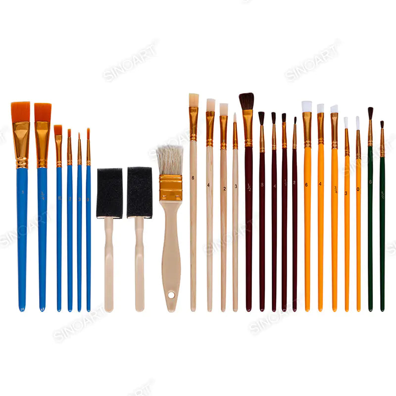 Sinoart Value Pack Brush Set of 25Pcs