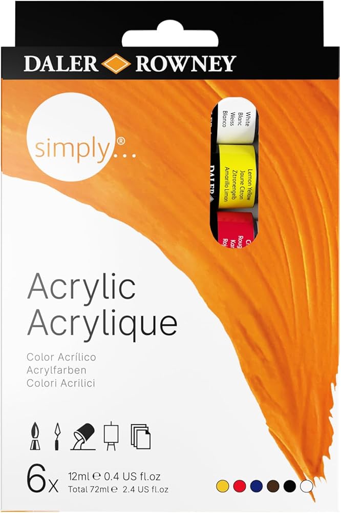Daler Rowney Simply Acrylic Color Set