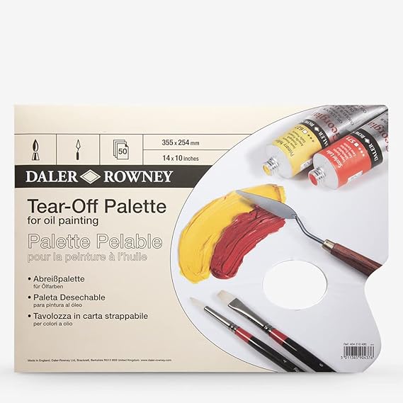 Daler Rowney Tear-Off Palette - 14x10, Vegetable Parchment