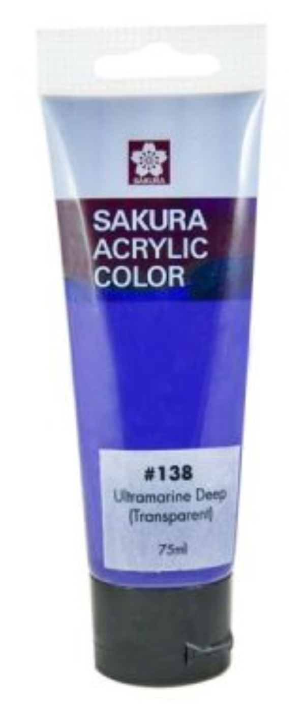 Sakura Acrylic Colors – 75ml Tube