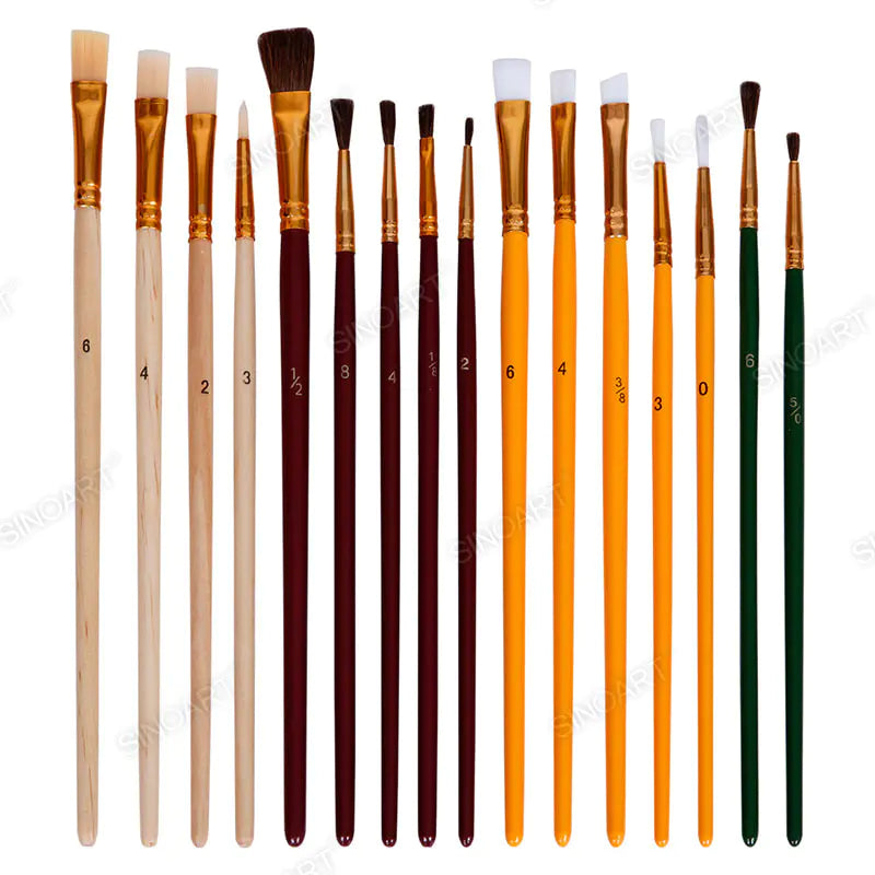 Sinoart Value Pack Brush Set of 25Pcs
