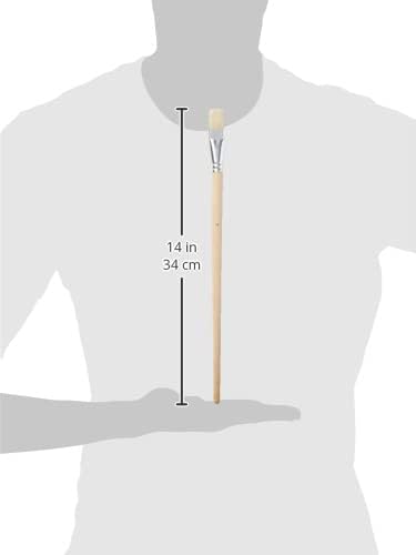 Pebeo White Bristle Brush set of 8