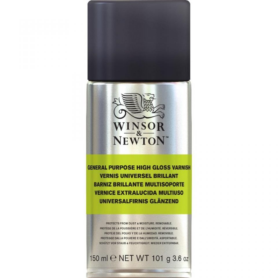 Colart Winsor & Newton General Purpose High Gloss Varnish Spray-150ml