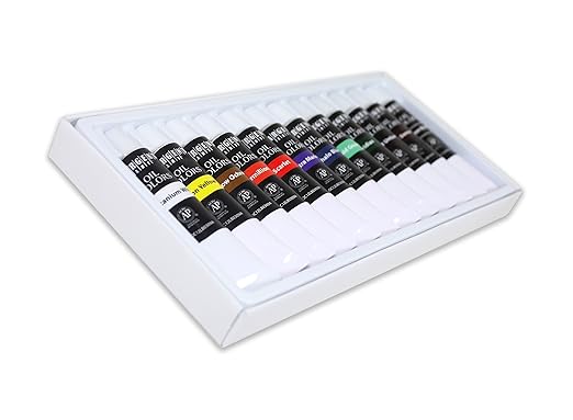 SARGENT ART 12 TUBE OIL COLORS PAINT SET