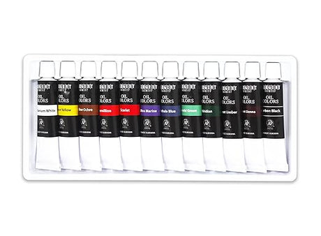 SARGENT ART 12 TUBE OIL COLORS PAINT SET