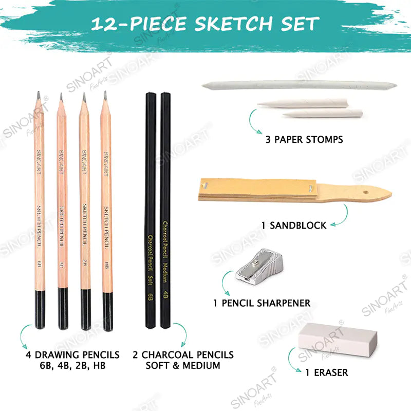 SINOART BEGINNER SKETCH SET