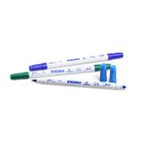 Primo Dual Fibre-Tip Pens – Pack of 10 | Double Tip Markers | Fine & Broad Tips | Bright Colours