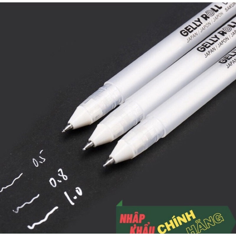 Sakura Gelly Roll White Gel Pen Set - 3 Pack