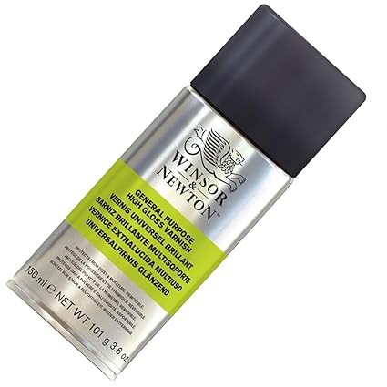 WINSOR NEWTON  ALL PURPOSE HIGH GLOSS VARNISH SPRAY 150ML