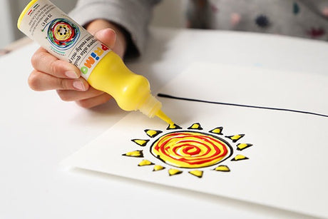 Primo Ready-Mix Poster Paint Set – 6 Colors x 75ml | Bright & Smooth | Art & Craft Paint