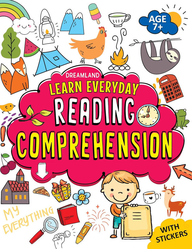 DREAMLAND - Reading Comprehension Activity Book Age 7+ with Stickers - Learn Everyday Series For Children