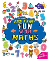 DREAMLAND - Fun with Maths Activity Book for Children Age 6+ with Stickers - Learn Everyday Series for Kids