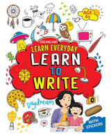 DREAMLAND - Learn to Write Activity Book for Children Age 4+ with Stickers - Learn Everyday Series for Kids