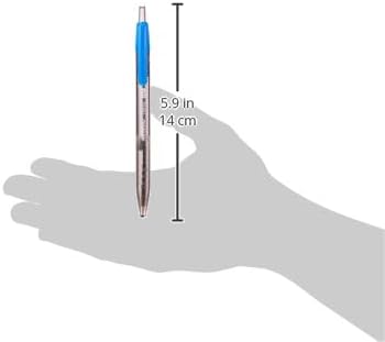 Nataraj Precise Fine Ball Point Pens – 25-Pieces Pack, Blue Ink