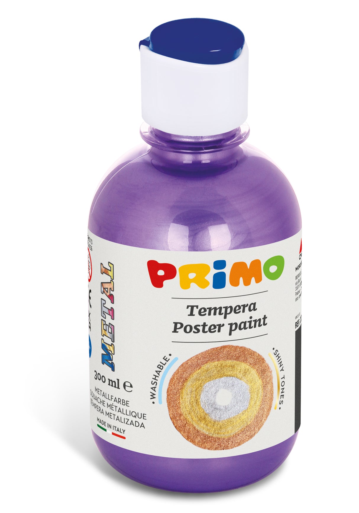 Primo Ready-Mix Metallic Poster Paint Bottle - 300ml
