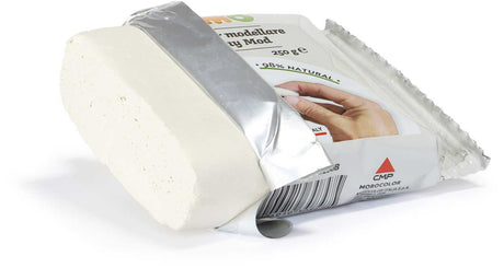 Primo White Modelling Clay – 250g | Air Dry Clay | Ready-to-Use | Smooth & Easy to Shape