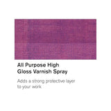 Colart Winsor & Newton General Purpose High Gloss Varnish Spray-150ml