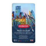 Derwent Procolour Coloured Pencils Tin