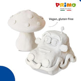 Primo White Modelling Clay – 500g Pack, Air-Dry, Ready to Use