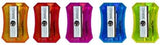Nataraj Neon Sharpener Jar – Multicolor, Pack of 20