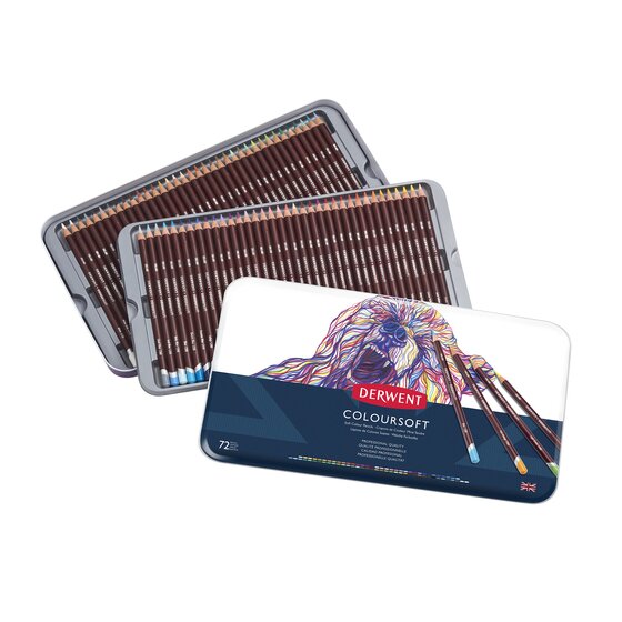 Derwent Coloursoft Pencils Tin