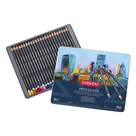 Derwent Procolour Coloured Pencils Tin