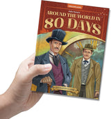 DREAMLAND CLASSIC TALES - Around the World in 80 days- Illustrated Abridged Classics for Children with Practice Questions