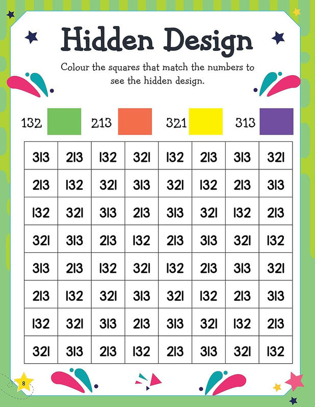 DREAMLAND - Maths Problem Solving Activity Book Age 7+ with Stickers - Learn Everyday Series For Children