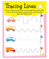 DREAMLAND - Learn to Write Activity Book for Children Age 4+ with Stickers - Learn Everyday Series for Kids