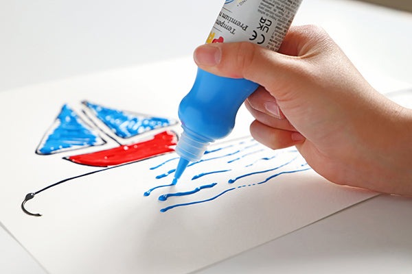 Primo Ready-Mix Poster Paint Set – 6 Colors x 75ml | Bright & Smooth | Art & Craft Paint