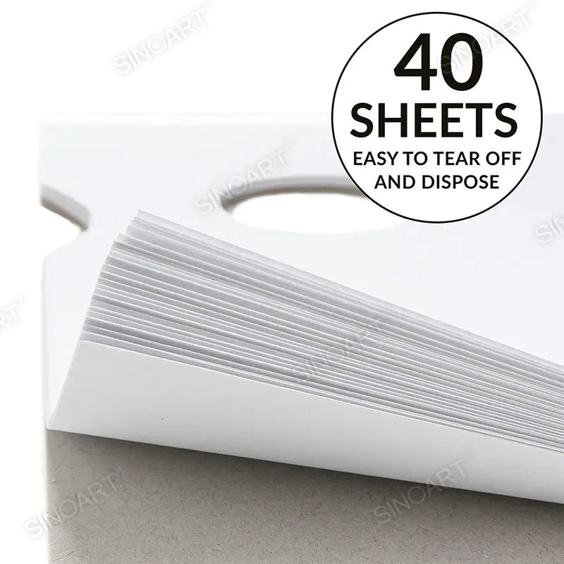 SINOART TEAR-OFF PAPER PALETTE 9X12" 40 SHEETS
