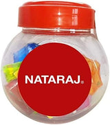 Nataraj Neon Sharpener Jar – Multicolor, Pack of 20