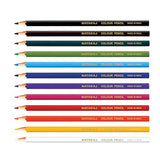 Nataraj Full-Size Colour Pencils – 12 Multicolor Shades with Sharpener