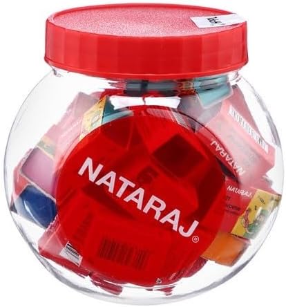 Nataraj 621 Multicolour Sharpeners – Jar of 30