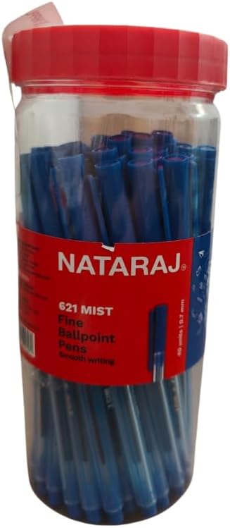 Nataraj 621 Mist Ball Point Pens – 40-Pieces