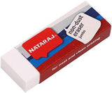 Nataraj Non-Dust Jumbo Erasers – 10-Pcs Pack