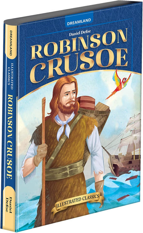 DREAMLAND CLASSIC TALES - Robinson Crusoe - Illustrated Abridged Classics for Children with Practice Questions