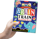 DREAMLAND - Brain Train Activity Book for Kids Age 5+ - With Colouring Pages, Mazes, Puzzles and Word searches Activities
