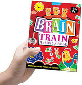 DREAMLAND - Brain Train Activity Book for Kids Age 4+ - With Colouring Pages, Mazes, Puzzles and Word searches Activities
