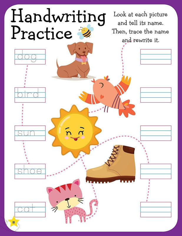DREAMLAND - Learn to Write Activity Book for Children Age 4+ with Stickers - Learn Everyday Series for Kids