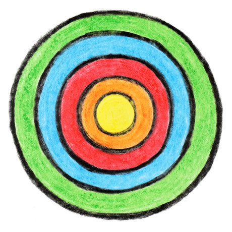 Primo Jumbo Coloured Pencils – Pack of 12 | Hexagonal Grip & 5.5 mm Thick Lead