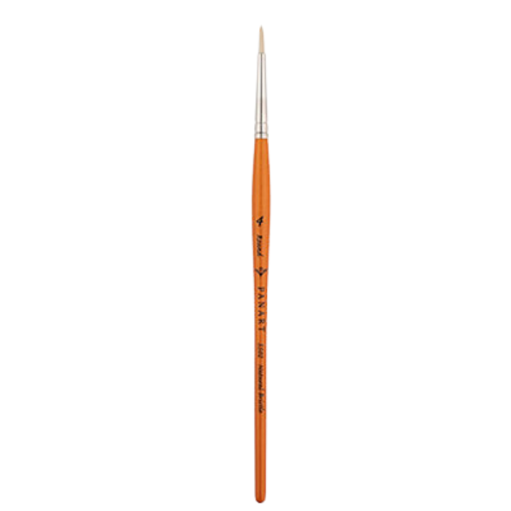 PANART CAMPUS BRISTLE ROUND SHORT HANDLE BRUSH 5502-4