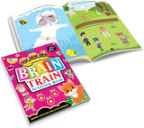 DREAMLAND - Brain Train Activity Book for Kids Age 6+ - With Colouring Pages, Mazes, Puzzles and Word searches Activities