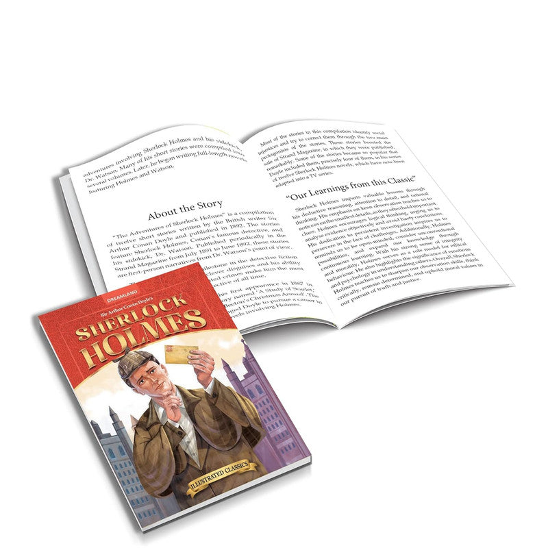 DREAMLAND CLASSIC TALES - Sherlock Holmes - Illustrated Abridged Classics for Children with Practice Questions
