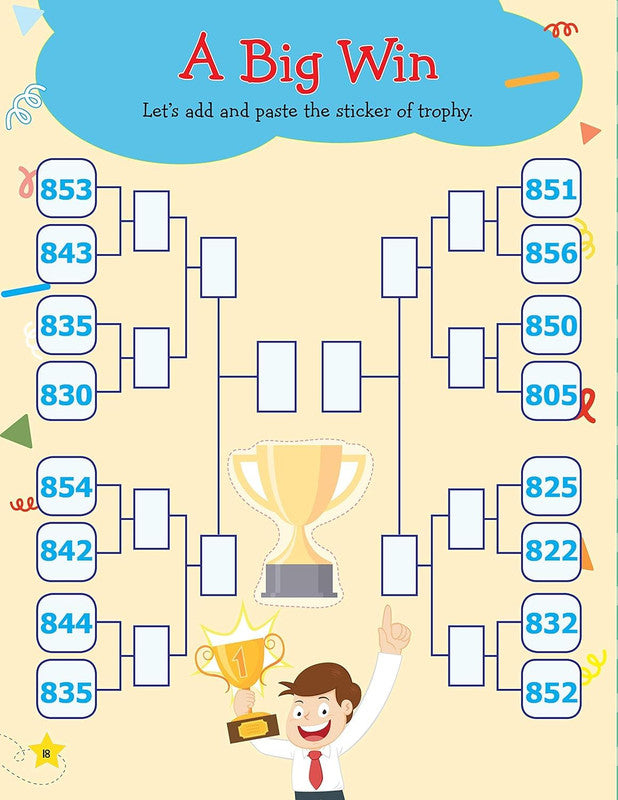 DREAMLAND - Maths Problem Solving Activity Book Age 7+ with Stickers - Learn Everyday Series For Children
