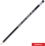 Nataraj Platinum Extra Dark 2B Pencils with Sharpener – Pack of 12
