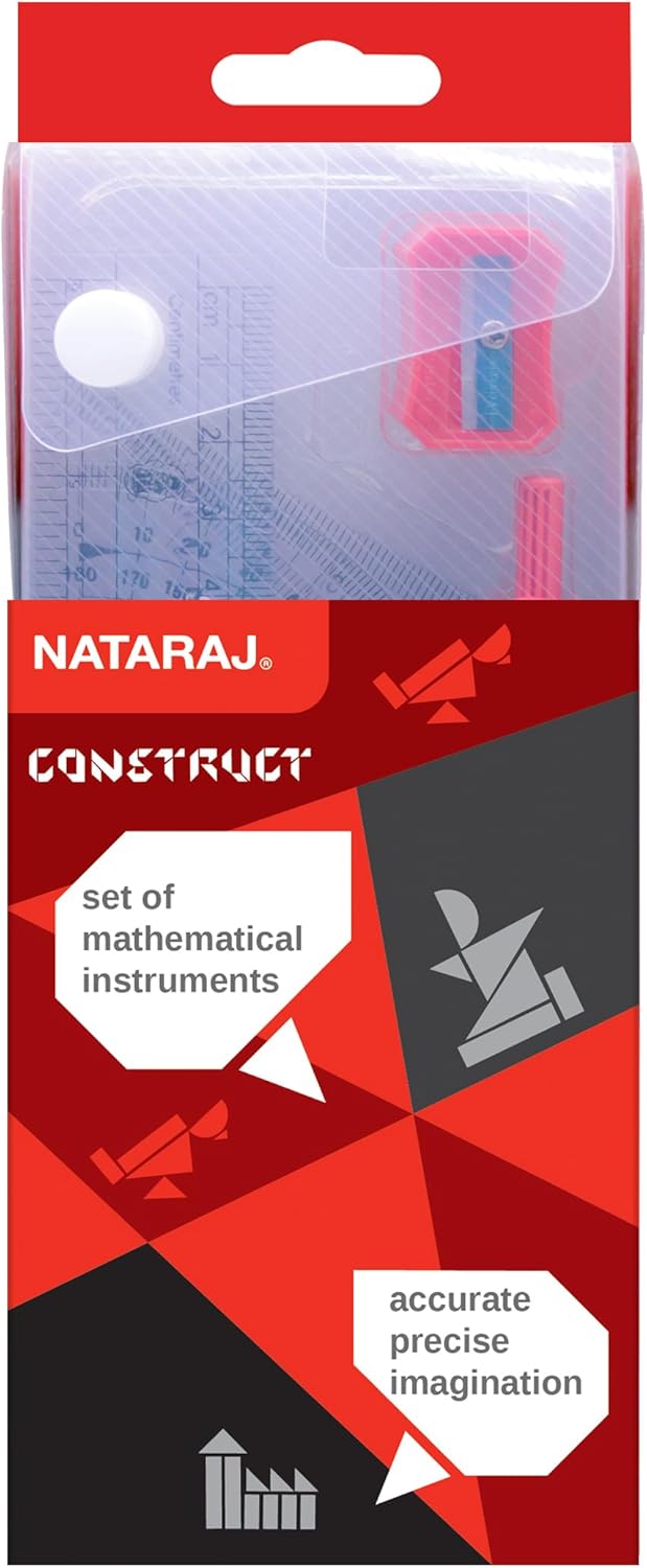 Nataraj Construct Mathematical Instrument Set
