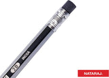 Nataraj Platinum Extra Dark 2B Pencils with Sharpener – Pack of 12