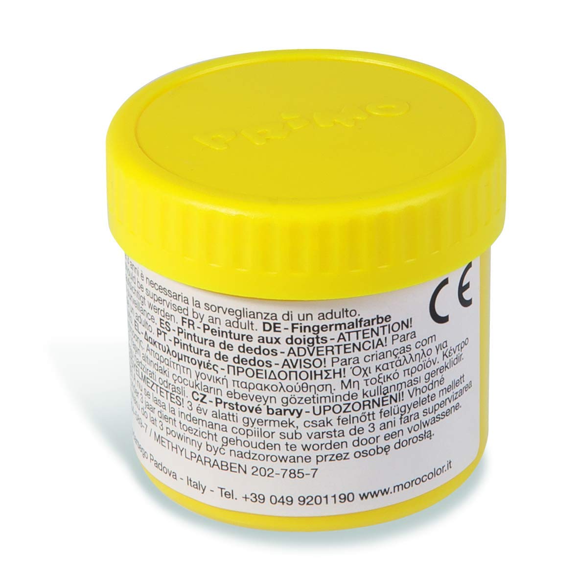 Primo Finger Paint Pots – 6 Colours, 50g Each, Carton Sleeve Pack